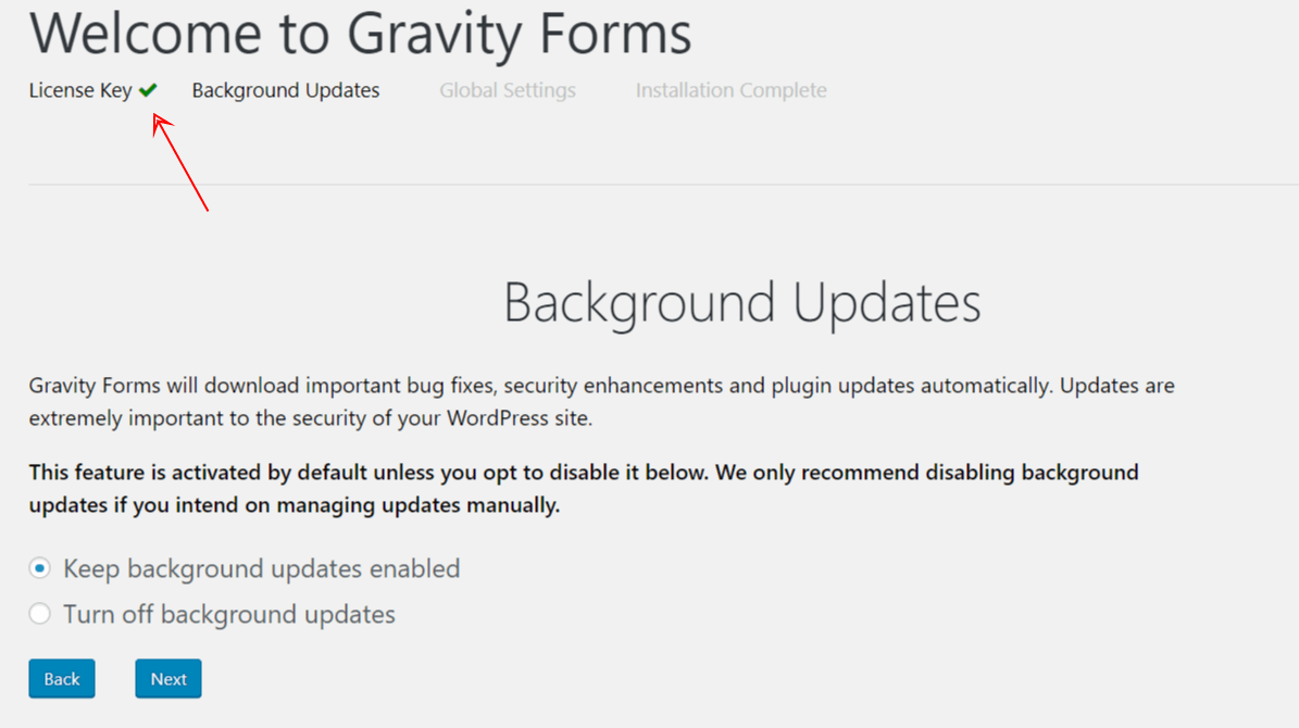 Activated Gravity Forms